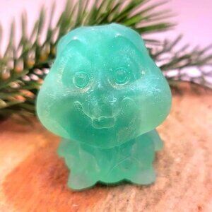 Nature Fluorite Hand Carved Rabbit Figure